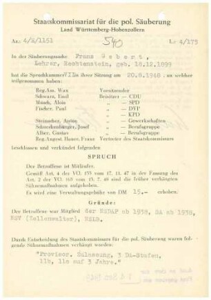 Gebert, Franz