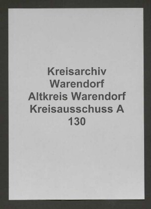 Unterstützung der zu Friedensübungen einberufenen Mannschaften, Gen.