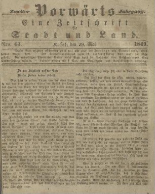 2.1849, Nr.43(29.Mai)
