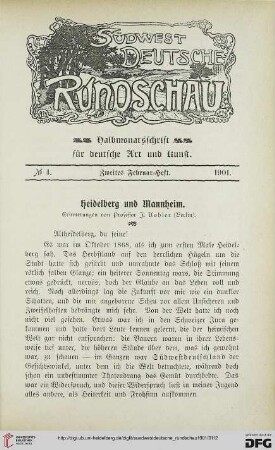 Nr. 4 (2. Februar-Heft 1901)