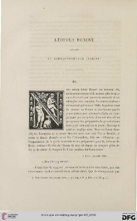 2. Pér. 6.1872: Léopold Robert d'après sa correspondance inédite, 3