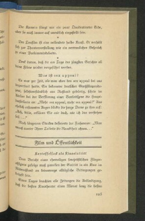 Film und Öffentlichkeit