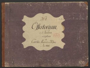 Gloria et honore coronasti eum; S, Coro, orch; Es-Dur; J 226; WeV A.3