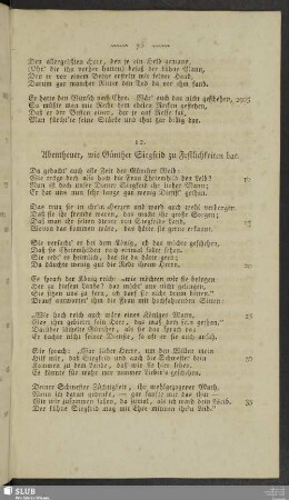 12. Abentheuer, wie Günther Siegfrid zu Festlichkeiten bat