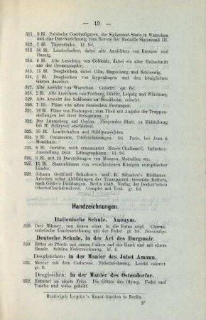 Handzeichnungen
