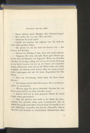 Interview mit mir selbst