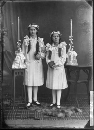 Erstkommunion Hildegard und Erika Spänkuch