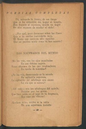 Los náufragos del mundo