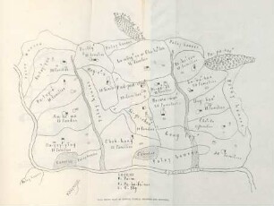 Plate XXVIII. Plat of Bontoc pueblo, showing Ato divisions