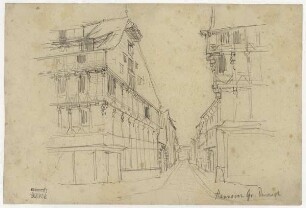 Bürgerhäuser in der Großen Duvenstraße in Hannover, Straßenzug