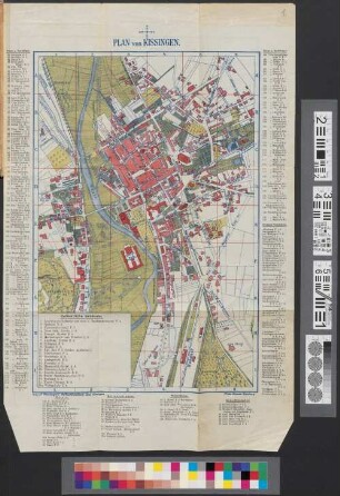 Plan von Kissingen