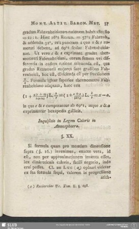 Inquisitio in Legem Caloris in Atmosphaera
