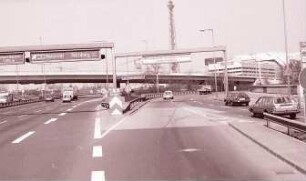 Berlin: Stadtautobahn Süd; ICC mit Funkturm