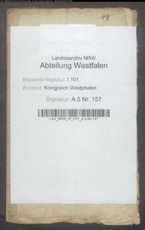 Kurie des Domkapitulars von Schorlemer zu Paderborn