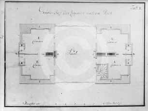 Grundriss Obergeschoss von Herrenhaus Grenzhof