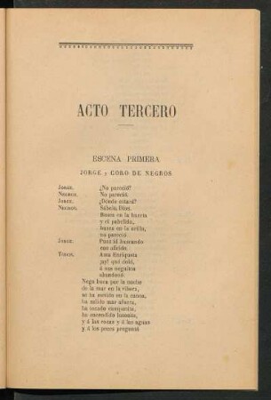 Acto tercero