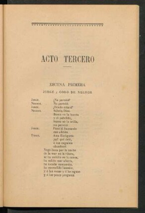 Acto tercero
