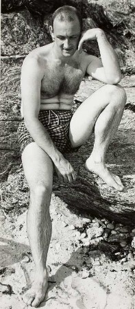 Der Fotograf Alec Steiger am Strand