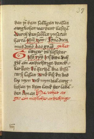Cursus von der Himmelfahrt Christi