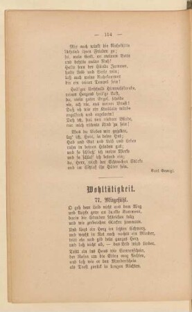 Wohltätigkeit