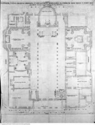 Basilicae S. Mariae Maioris de urbe a Liberio papa I usque ad Paulum V. Pont. Max., Taf. 94: Rom, S. Maria Maggiore, Grundriss