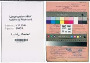 Entnazifizierung Manfred Ludwig , geb. 03.10.1893 (Musikschuldirektor)
