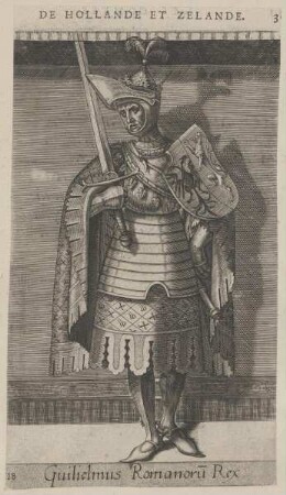 Bildnis von Guilielmus, König von Römisch-Deutsches Reich