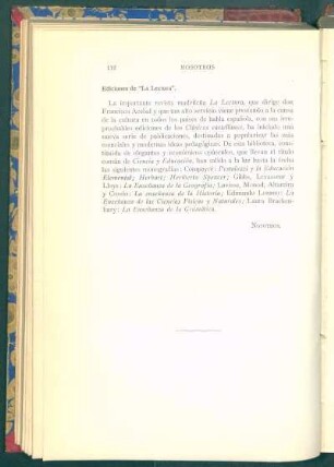 Ediciones de "La Lectura"