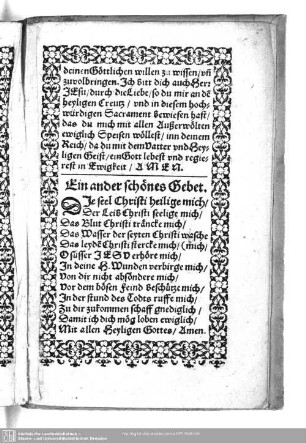 Ein ander schönes Gebet