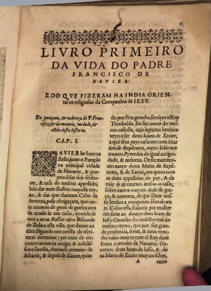 Historia Da Vida Do Padre Francisco De Xavier