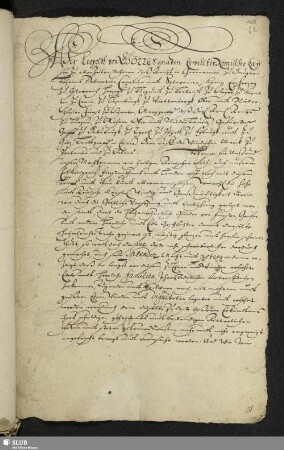 [Schriftstücke Familie von Gersdorf betreffend]