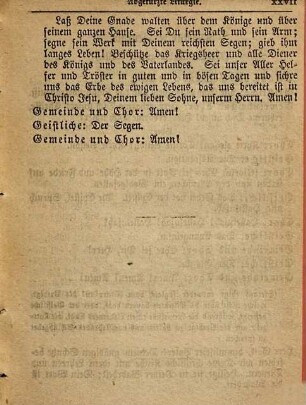 Kirchenbuch für das königlich-preußische Kriegsheer