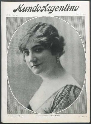 Las actrices nacionales. - Blanca Podestá [Fotografía]