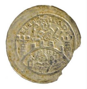 Münze, Brakteat, Pfennig, 1142 - 1153