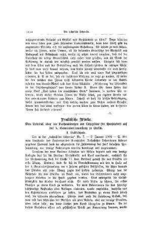 Praktische Winke : das Resultat über die Verhandlungen der Lehrpläne für Handarbeit auf der 5. Generalversammlung zu Berlin ; I. Volksschule