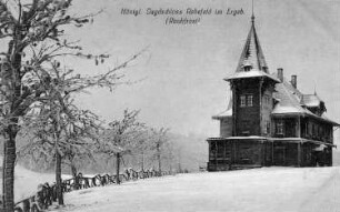 Altenberg-Rehefeld-Zaunhaus. Königliches Jagdschloß, Ansichtskarte