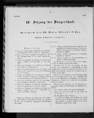 11te Sitzung