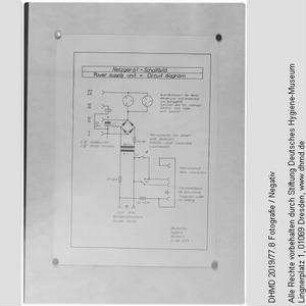 Technische Unterlagen Gläserner Mensch (englisch) - "Netzgerät Schaltbild Power supply unit Circuit diagram"