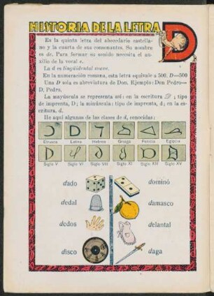 Historia de la letra D