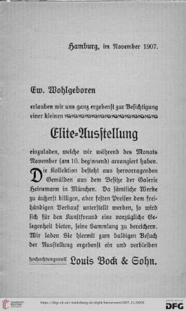 Einladung