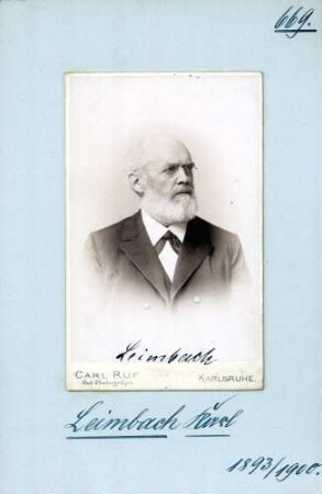 Leimbach, Karl, Nationalliberale