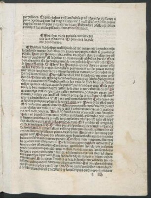 Sequuntur varia pericula correlarie dictis iam consonantia. Et primo circa sacerdotes concubinarios.