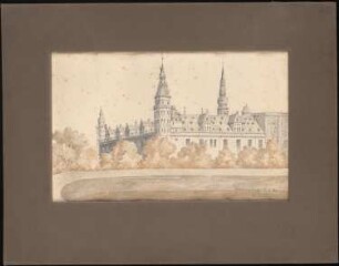 Schloss, Kronburg: Perspektivische Ansicht
