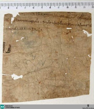 Fragment - Cod. Aug. Fr. 151