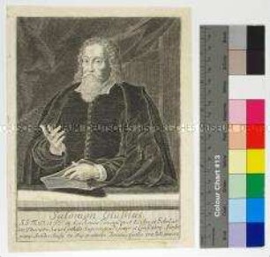 Porträt des Theologen Salomon Glaß