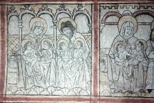 Szenen aus der Genesis und dem Marienleben und Darstellungen der Heiligen Sippe