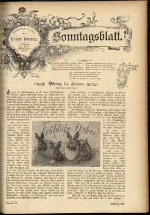 Ausgabe vom Sonntag, den 31. März 1907.