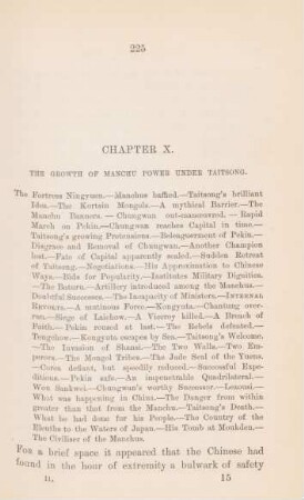 Chapter X. The growth of Manchu power under Taitsong