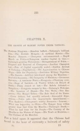 Chapter X. The growth of Manchu power under Taitsong