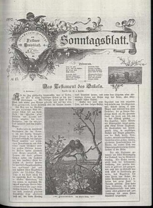 Ausgabe vom Sonntag, den 10. April 1892.